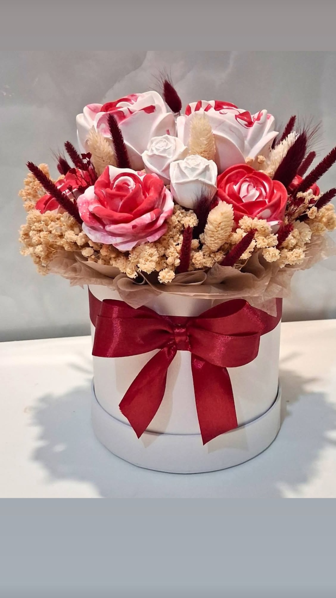 Arranjo em gesso perfumado 